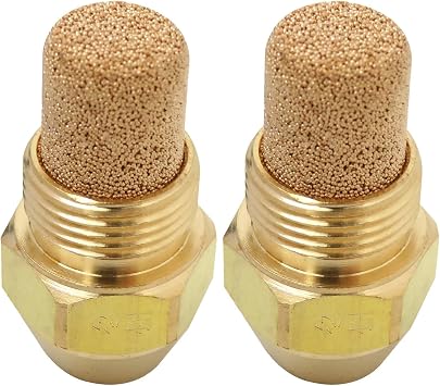 2 Pcs Hollow Spray Oil Burner Nozzle .65-80A Replacement for Delavan 6580A .65 GPH 80 Degree Nozzle