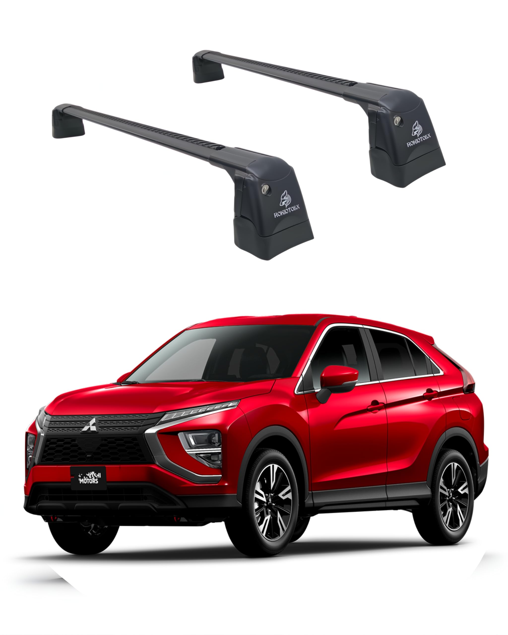 ROKIOTOEX Roof Rack CrossBars -Fit for 2018-2026 Eclipse Cross