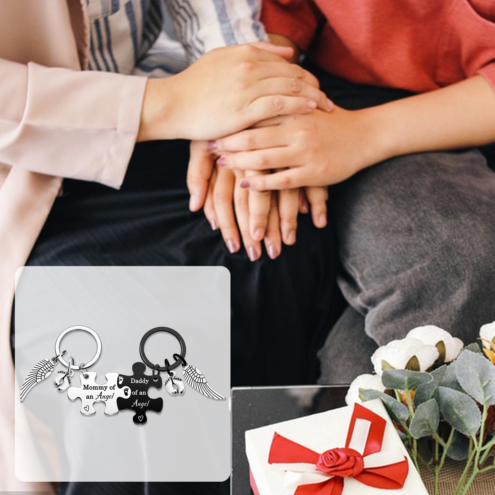Miscarriage Gifts for Mothers Miscarriage Memorial Keychain for Infant Pregnancy Loss Stillborn Sympathy Gifts for Loss of Baby Gift for Mom Dad Parents Remembrance Keepsake for Loss of a Child