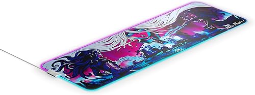 Vista 21 de SteelSeries QcK Gaming Mouse Pad - XXL Cloth - Peak Tracking and Stability - Esports Mousepad - Never-Slip - Full Desk Coverage Negro