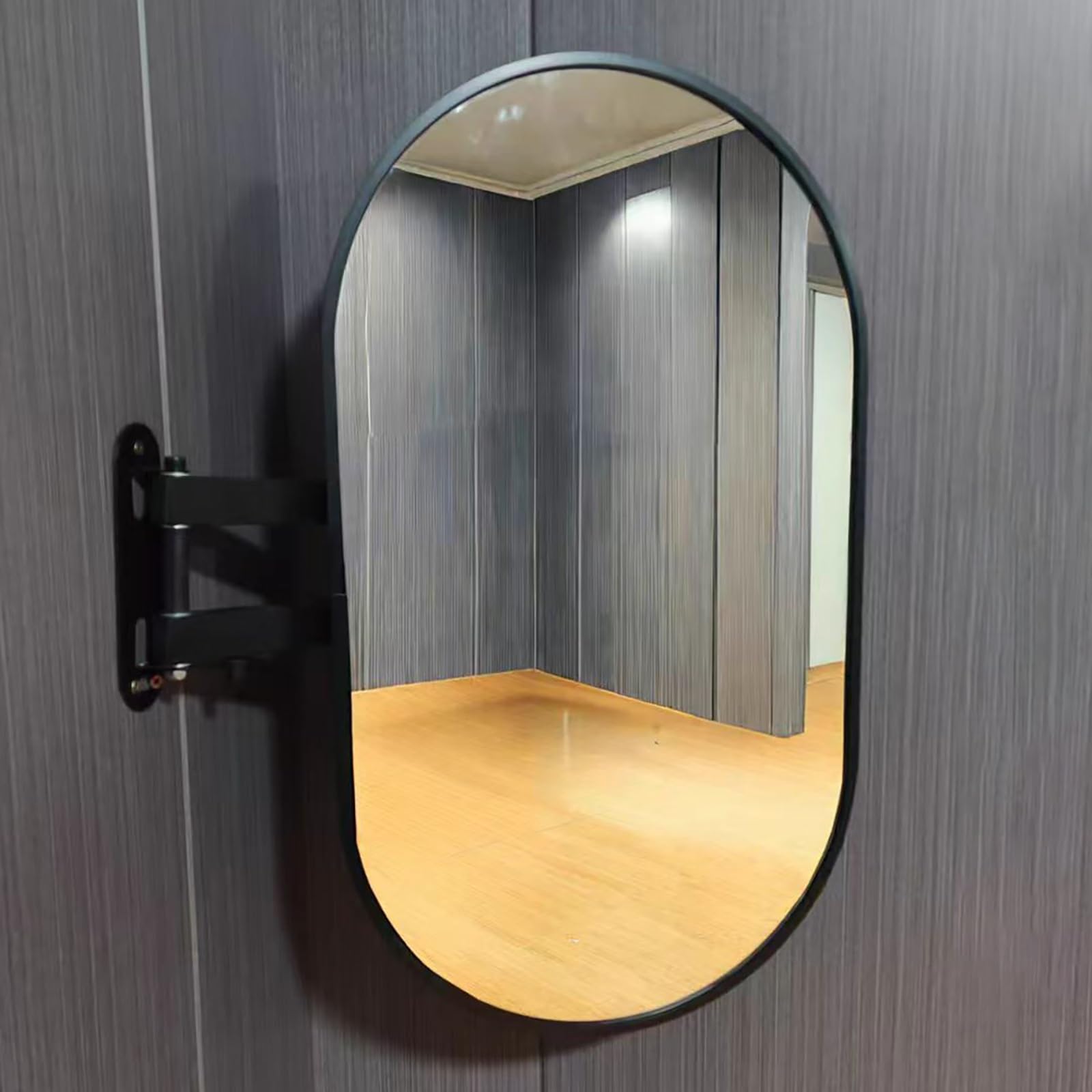 Miroir de maquillage d'angle pivotant pour ajuster la lumière