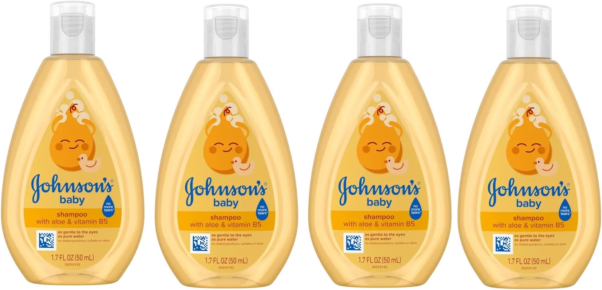 Baby Shampoo, Travel Size, 1.7 Ounce (Pack of 4)