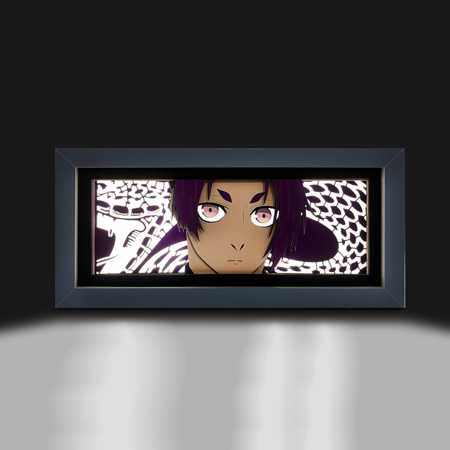 REO Mikage Light Box - Blue Lock – Anime Lamp Figure Night Light – 3D Anime Room Décor Gift for Otaku