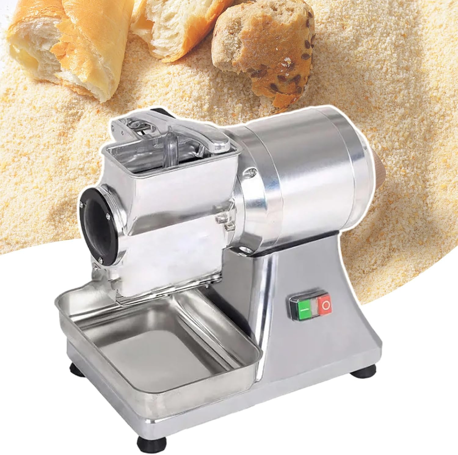 Heavy Electric Cheese Slicer, Button Control, Stainless Steel Great,for Restaurants/Pizzerias/Snack Carts/Dessert Shops