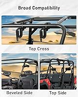 Vista 6 de Belinous Soporte para Armas UTV, Rack para Armas UTV Rack para Arco Soporte para Pala se Ajusta a Barras de Rollo de 1.75"- 2" Compatible