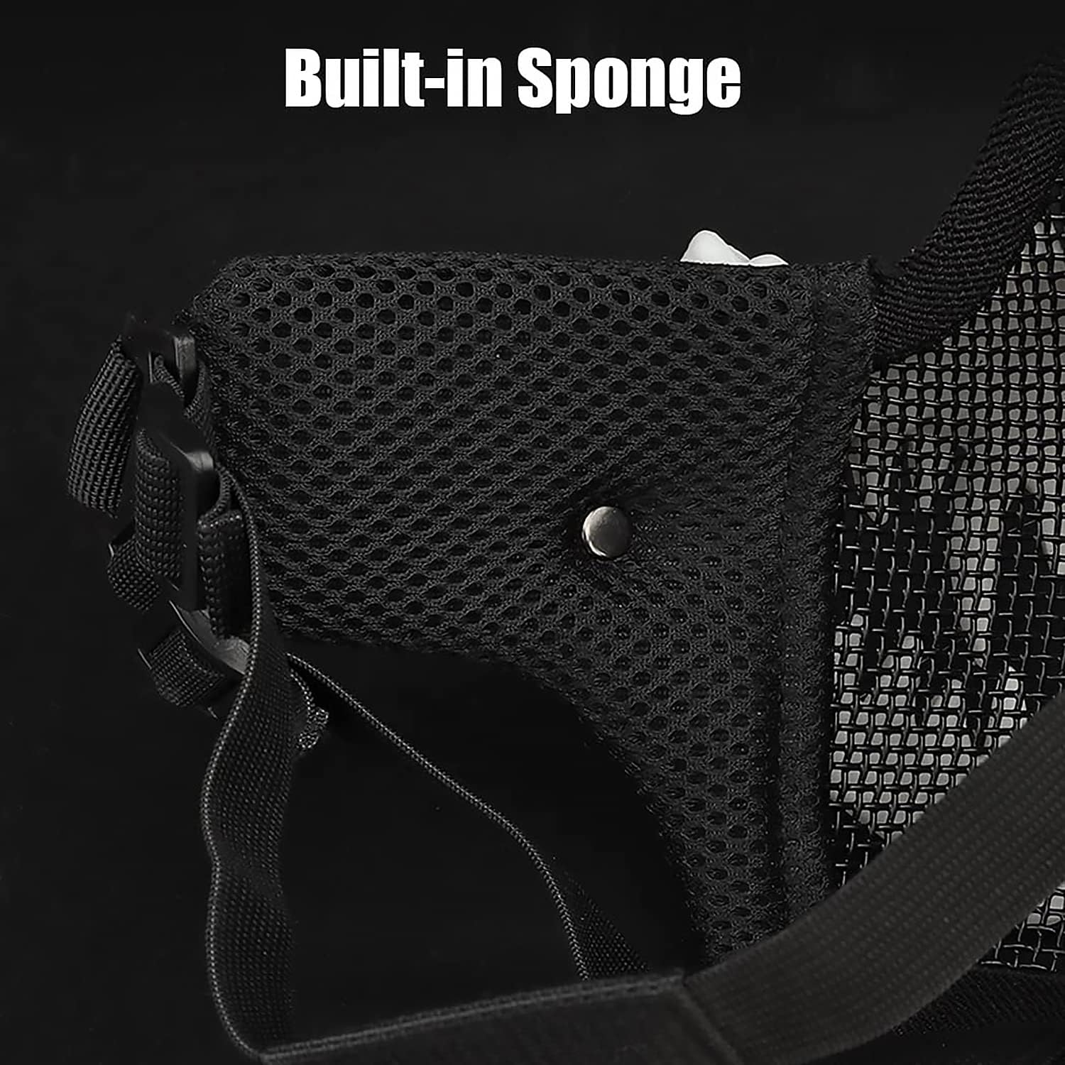 Airsoft Half Face Masks Tactical Face Protection Mesh Mask for Halloween Paintball CS Hunting