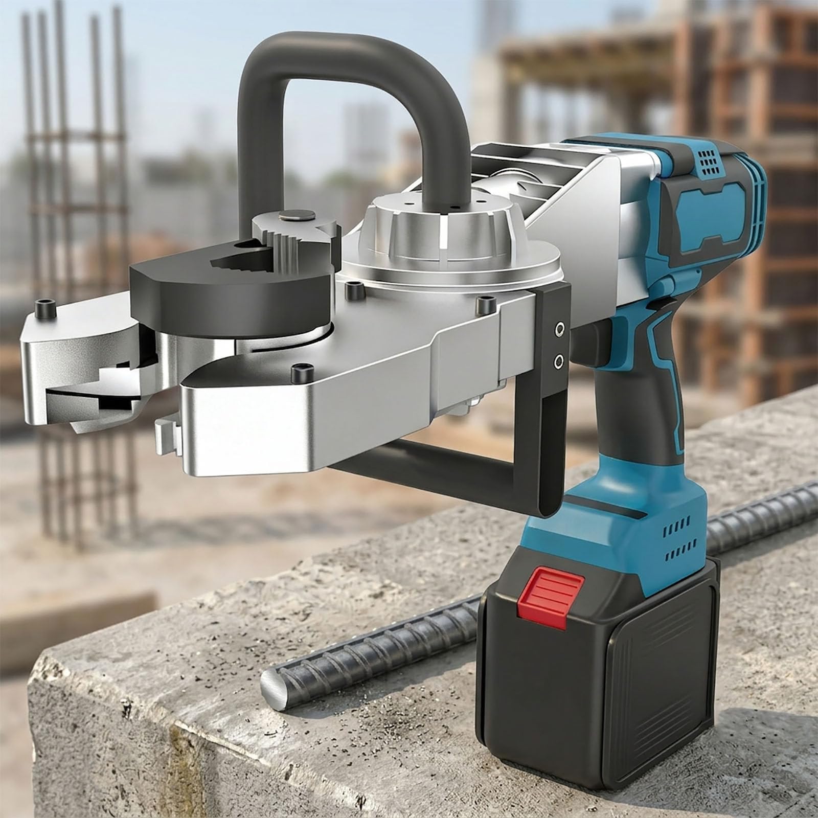 Lakenbroade Cordless Rebar Threader, Handheld Coupler Splicing Machine