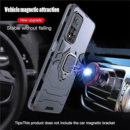 Miniatura 10 de ZMONE - Funda protectora para Xiaomi Redmi 12C con protector de pantalla de vidrio (paquete de 2) resistente de doble capa de grado militar a prueba