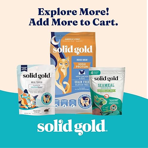 Miniatura 10 de Solid Gold Tritura en salsa con atún real y sardina para gatos  Alimento húmedo enlatado para gatos  Trituras sin granos ni gluten con salsa