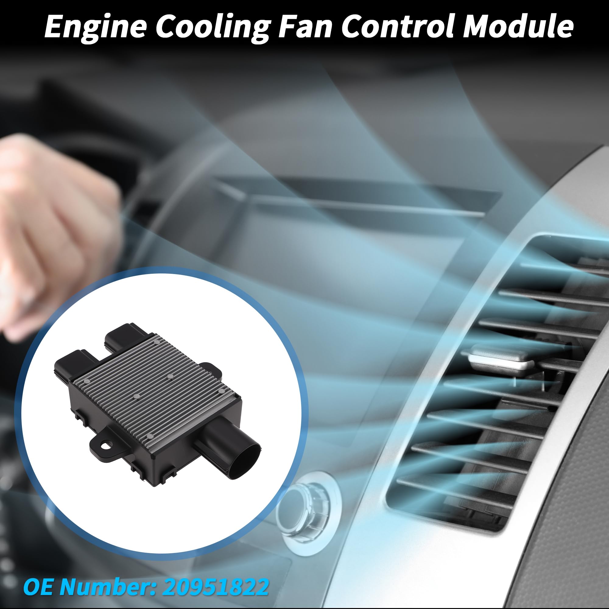 Nr.20951822 Motor Kühlgebläse Steuermodul Controller Widerstand für Chevrolet Captiva 1 Stück