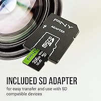 Vista 5 de PNY Tarjeta de memoria flash microSDXC Elite-X Class 10 U3 V30 de 256 GB, 100 MBs, clase 10, U3, V30, A1, 4K UHD, Full HD, UHS-I, Micro SD