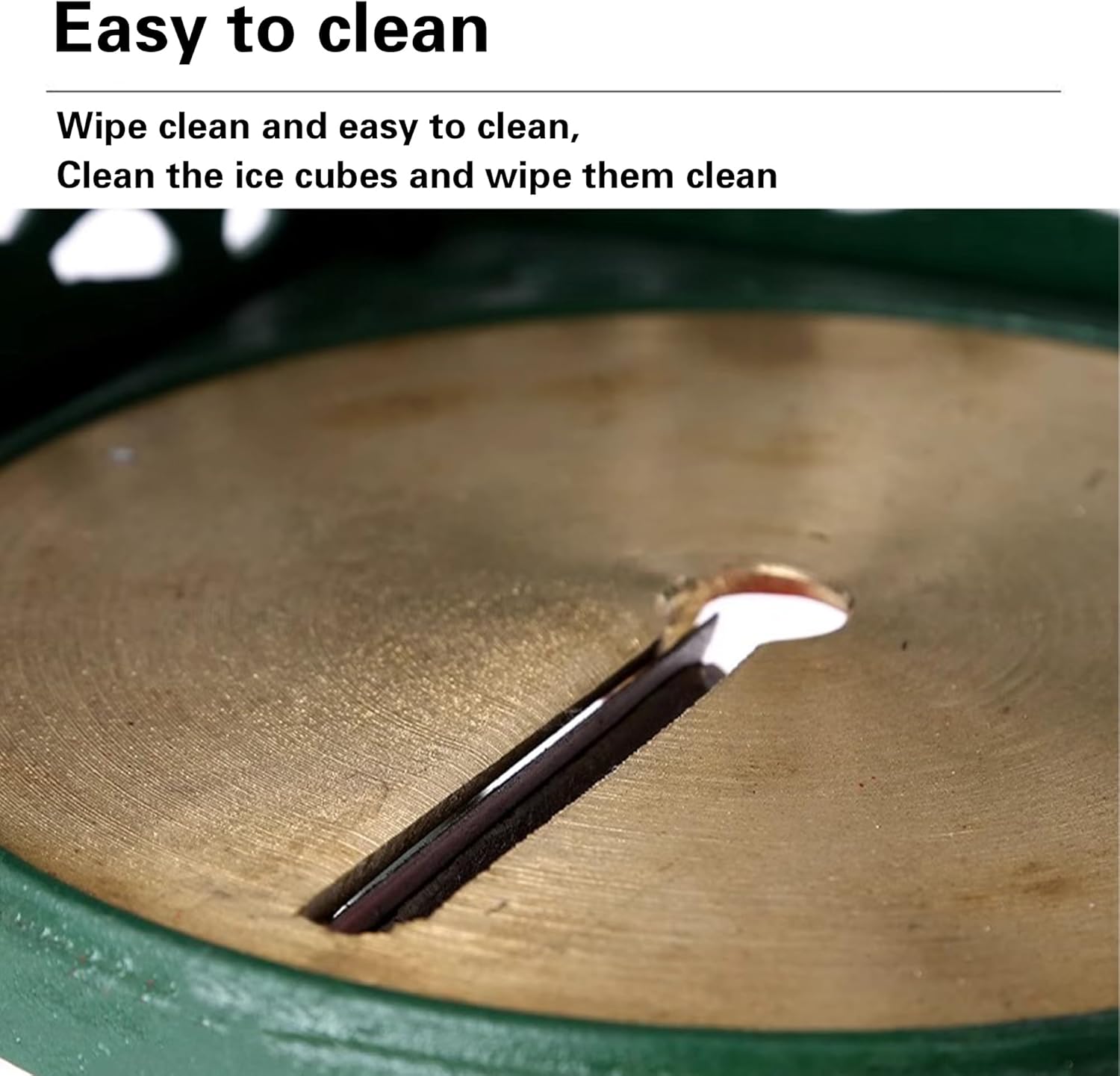 Manual Ice Crusher, Old-fashioned Snow Plow Ice Crusher, Effortlessly Crush Ice, With An Efficient Metal Structure And Durability, It Is Very Suitable For Both Commercial And Household Use green