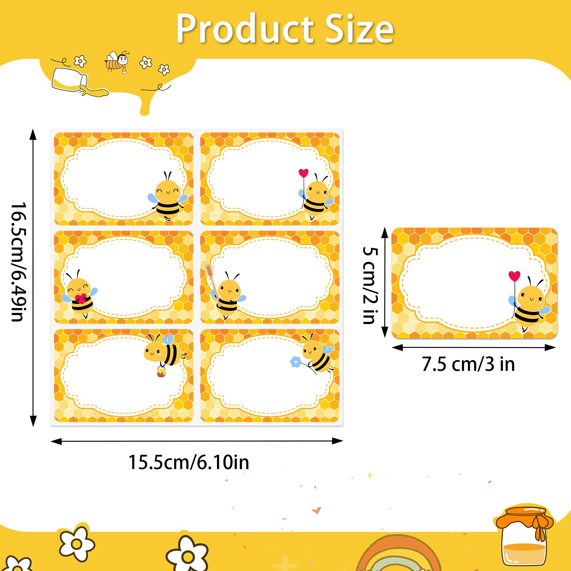 amazon-com-lucleag-180-pcs-bee-name-tags-stickers-self-adhesive-cute-bee-honeycomb-name-stickers-name-labels-for-back-to-school-classroom-kids-students-cubby-locker-clothes-2x3-inch-office-products for Bee Name Tags Free Printable Amazon.com : Lucleag 180 PCS Bee Name Tags Stickers, Self Adhesive Cute Bee Honeycomb Name Stickers Name Labels for Back to School Classroom Kids Students Cubby Locker Clothes, 2x3 inch : Office Products for Bee Name Tags Free Printable