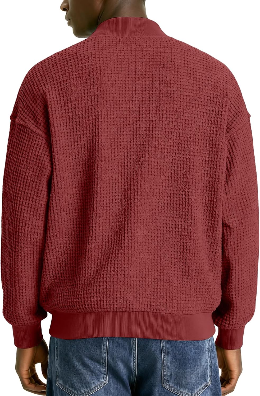 Winter Jacket Men Coats Warm Fleece Hoodies Big and Tall Polyester Thermal Long Sleeve Sweatshirt Lightweight Mens Cloth Red XL