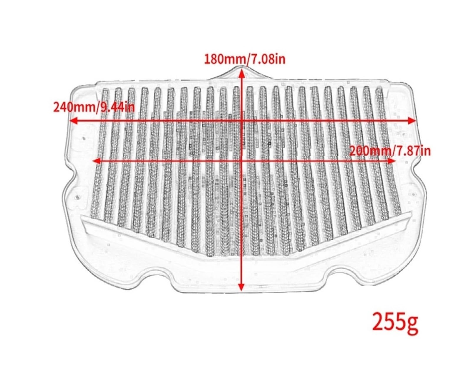 Pasuje do motocyklowego filtra powietrza Suzuki GSX-R1300R GSX-R1300