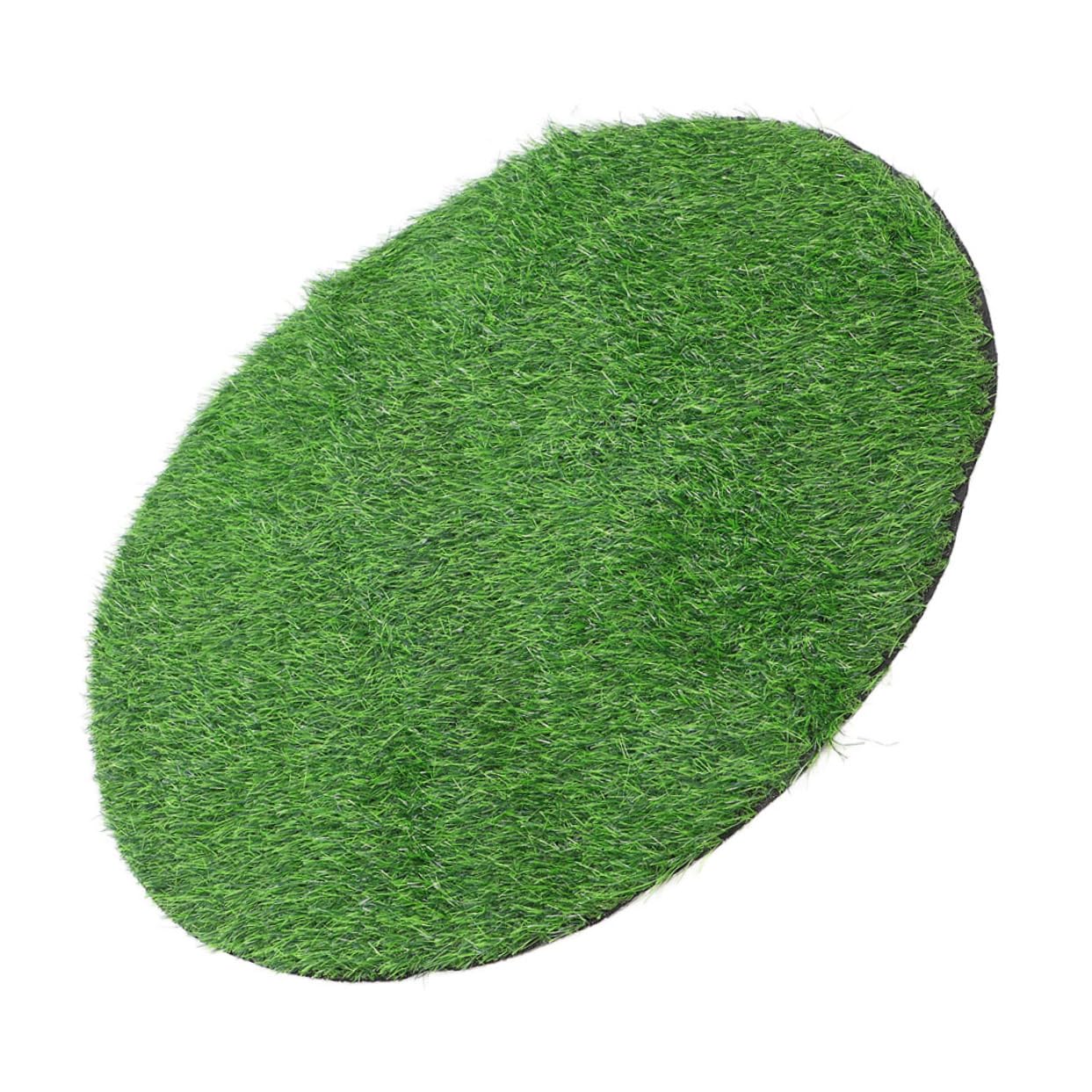 Tapis de gazon artificiel polyvalent Abaodam rond 80 cm épaisseur 25mm