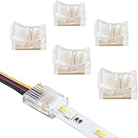 Vista 1 de Armacost Lighting SureLock Pro 760765 - Tira de luz LED RGB+WW de 6 pines (6 unidades)