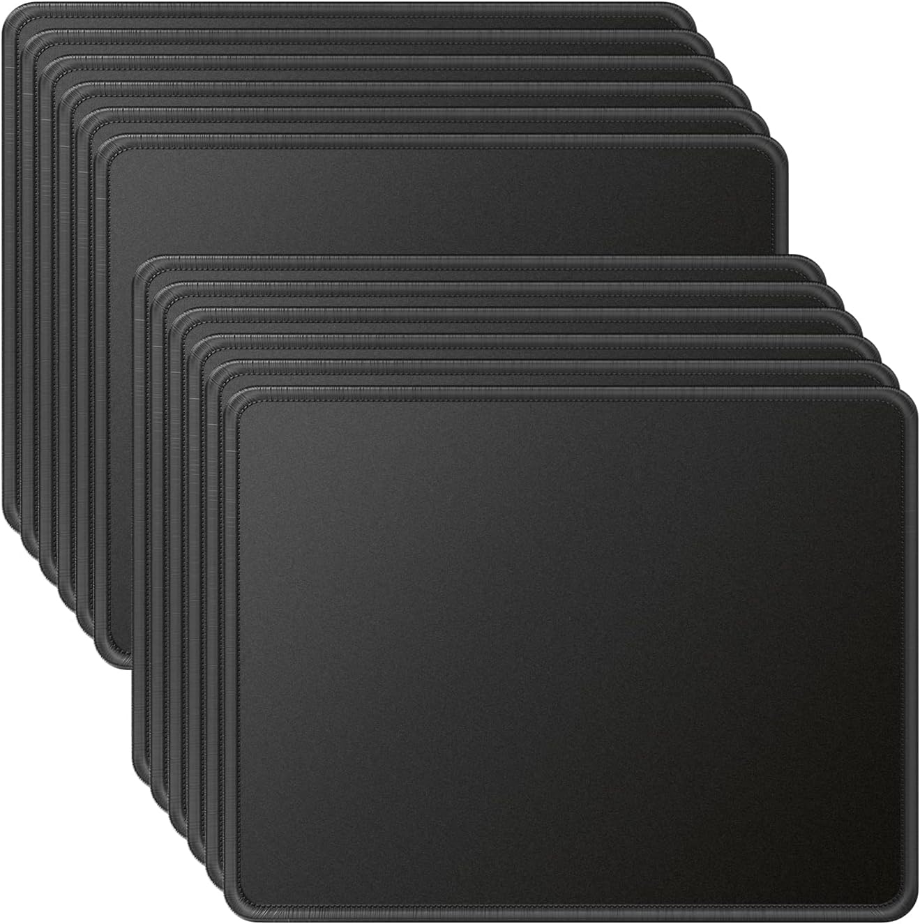 MROCO Mouse Pads Pack with NonSlip Rubber Base, PremiumTextured and