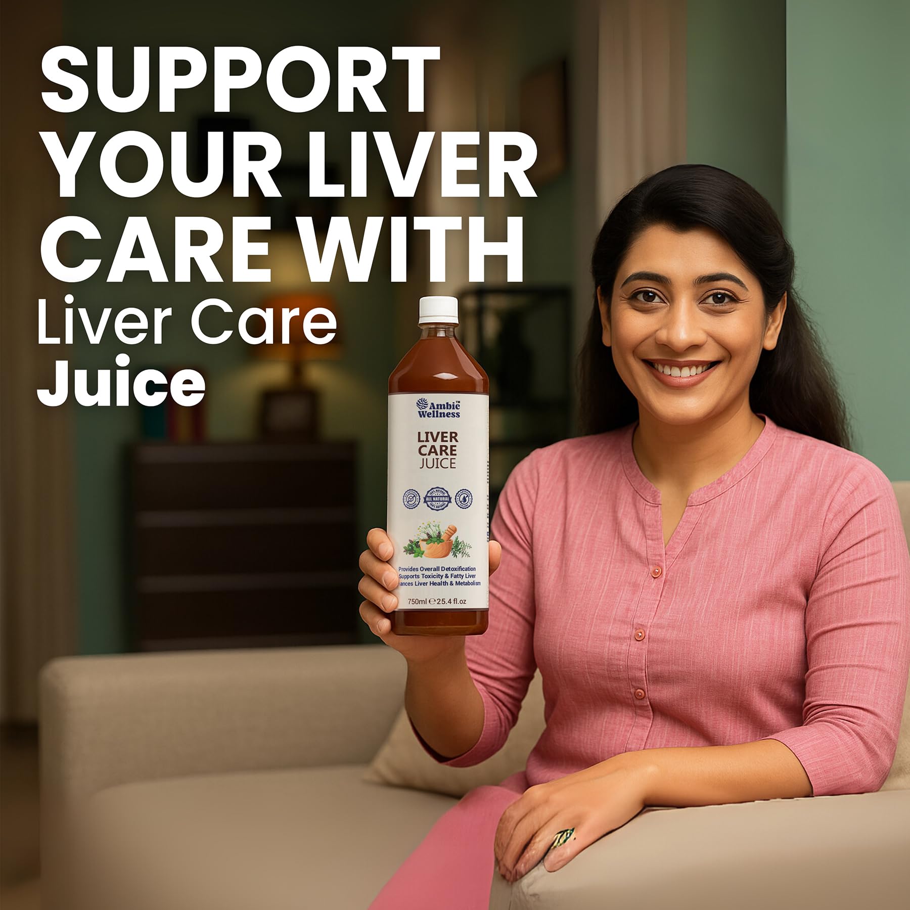 Ambic Wellness Liver Care Juice for Liver Health I Milk Thistle Supplement for Healthy Fatty Liver Detox - 750 ML 4