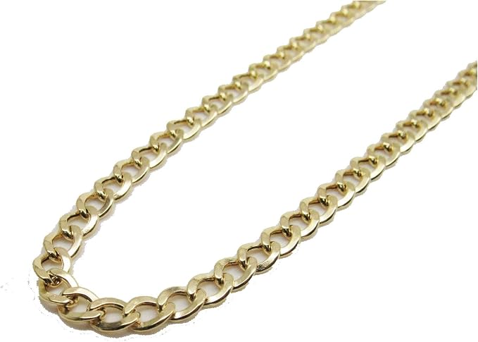 Yellow Gold Curb Cuban Chain 