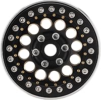 Vista 5 de INJORA Rin de Rueda Beadlock de 1.9 pulgadas – Rueda de Plato Profundo Súper Pesada de Latón y Aluminio de 150g (5.29 oz) para 1/10 RC Crawler SCX10