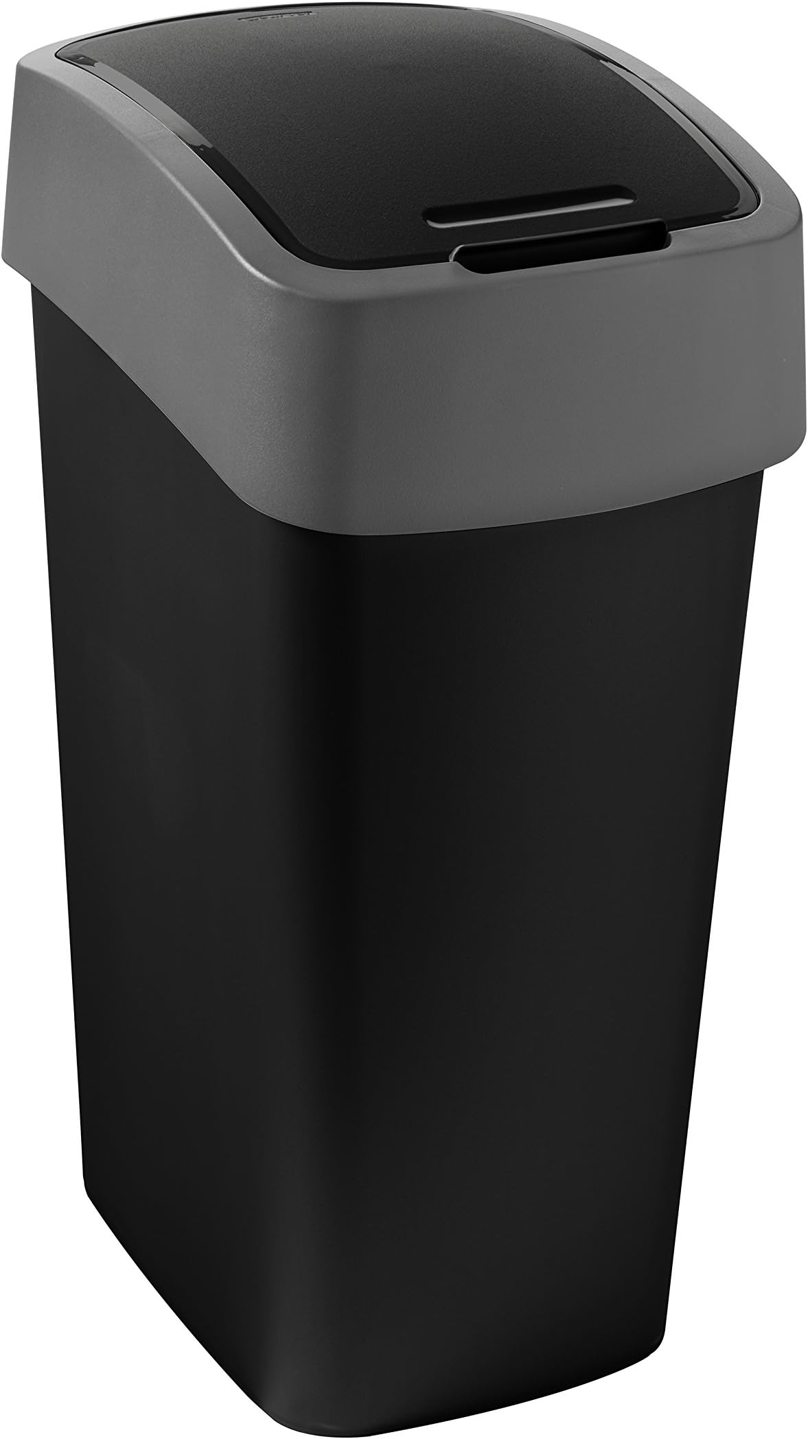 Rotho, Twist, Waste bin 50 l with lid, can be used as swing or hinged