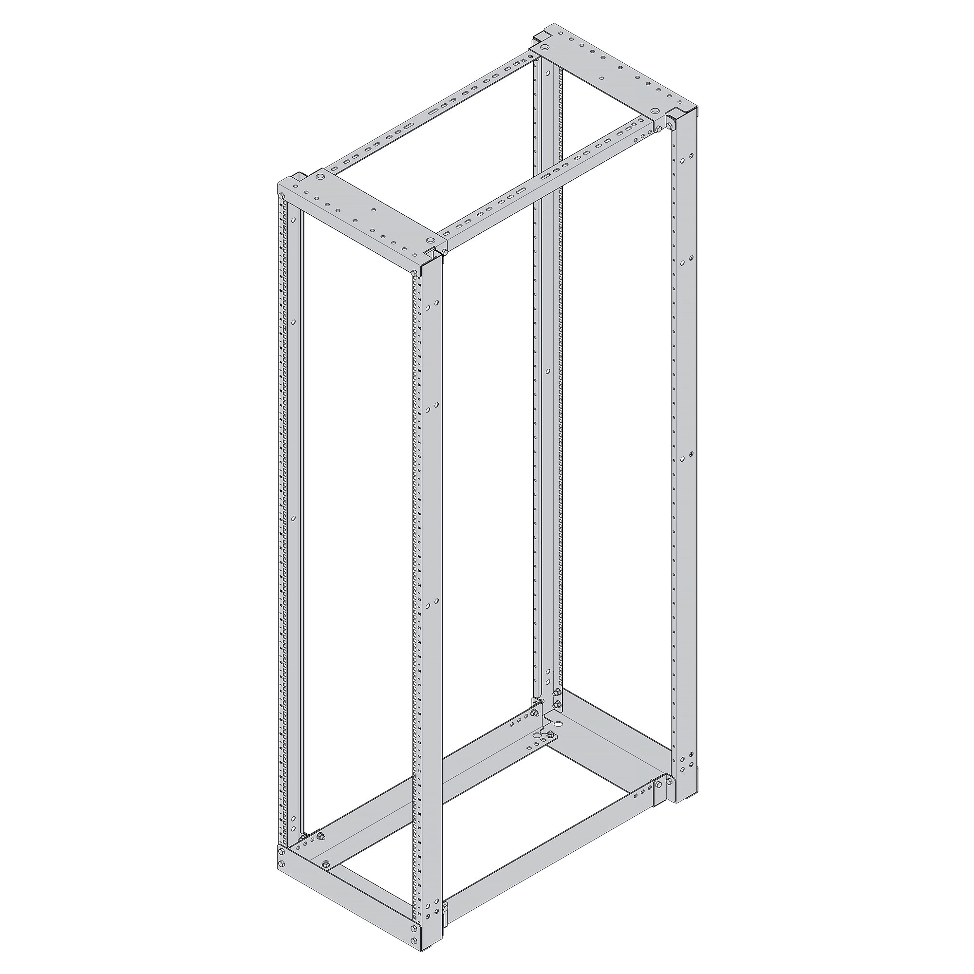 Amazon.com: B-Line Systems SB837096CFB 4-Post Adjustable Depth ...