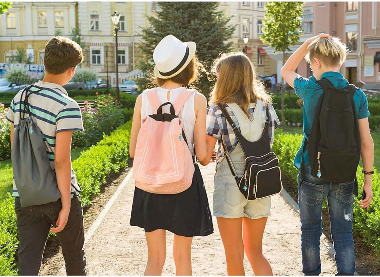 GORGECRAFT 100PCS 2 Styles Mobile Phone Keychain Straps Tone Split Ring Cord Cellphone Charms Pendant Polyester Lanyard String Detachable Phone Rope Lariat Hanging Accessories for USB Drive Camera - Image 5