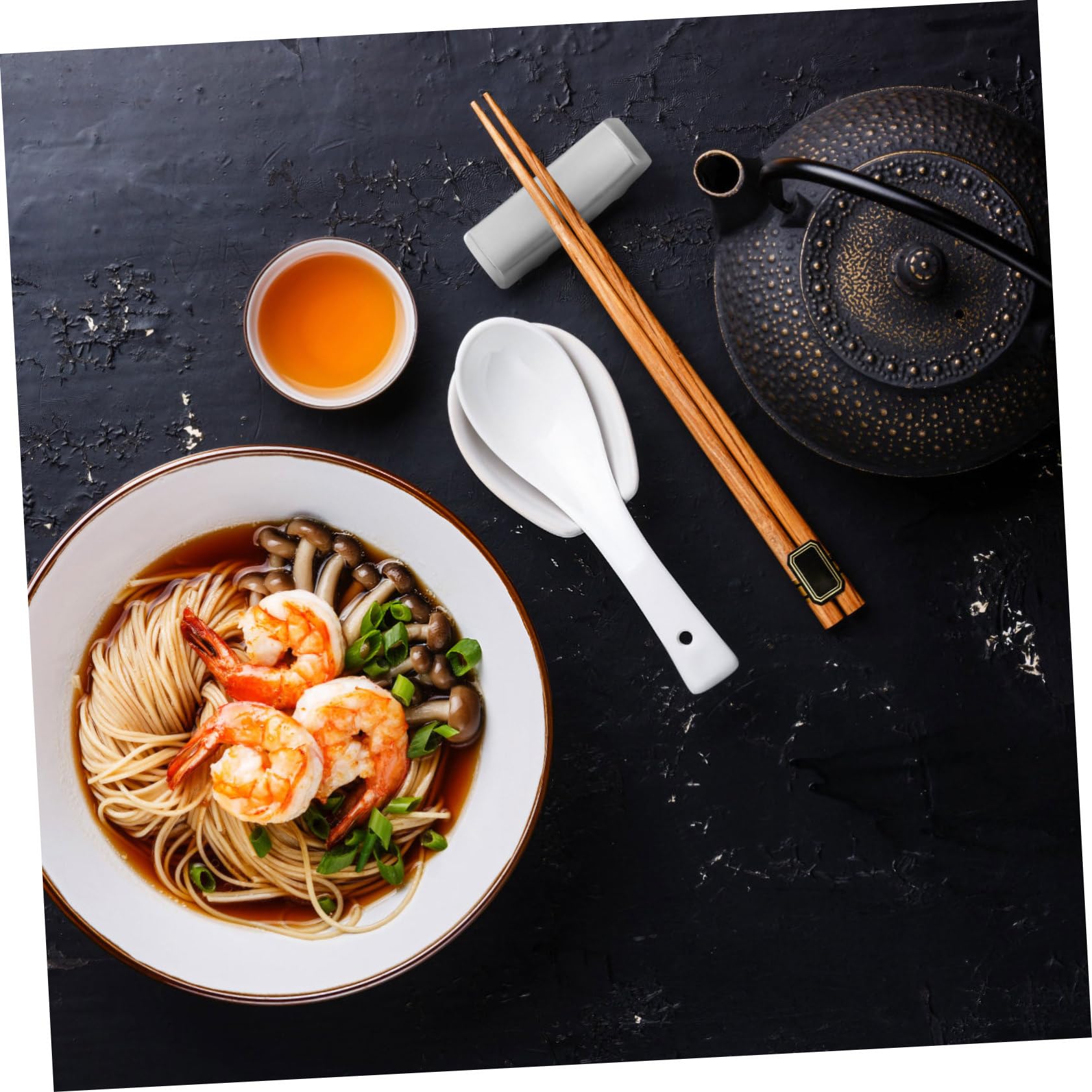 Alipis 4Pcs Stainless Steel Chopsticks Rest Holder Creative Tableware Rack for Kitchen and Dining Easy to Clean Utensils Stand Space Saving Design