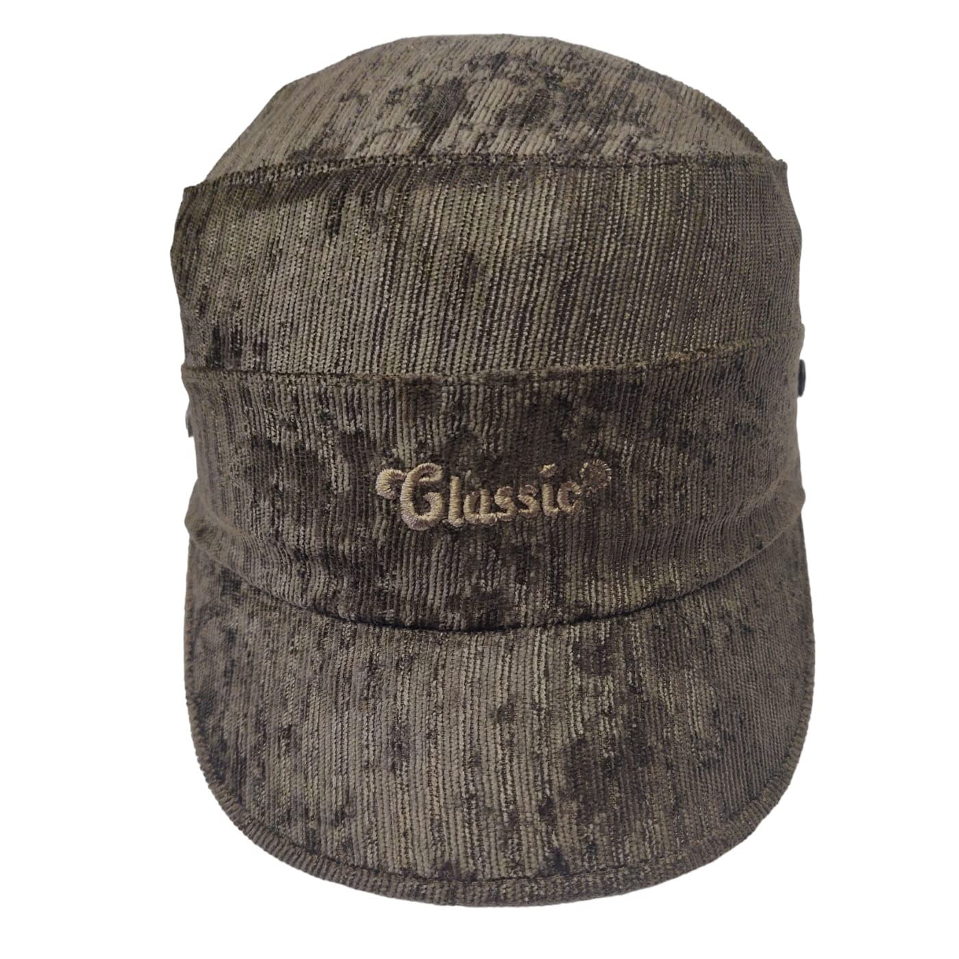 Corduroy Caps Embroidery Logo & Short Peak for Classy Look - Baseball caps for Men and Women