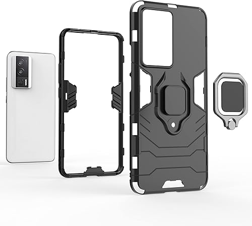 Miniatura 5 de Kukoufey Funda para Xiaomi Poco F5 Pro 5G, soporte magnético para automóvil para Xiaomi Poco F5 Pro 5G 23013PC75G  Redmi K60 Pro 5G 22127RK46C