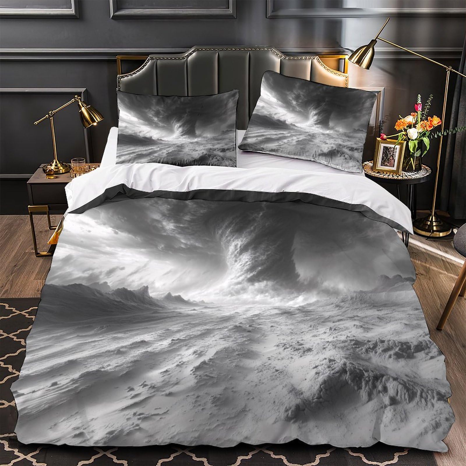 Housse de couette tempête 3D pour transformer la chambre d'une fille