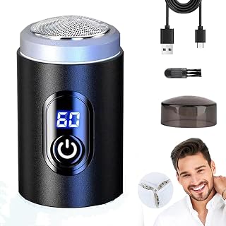 Maquinilla de afeitar para vello íntimo, impermeable, recortadora eléctrica para el vello corporal, recortadora de bolas e ingles para hombre, afeitadora de pelo íntimo impermeable IPx7, afeitadora
