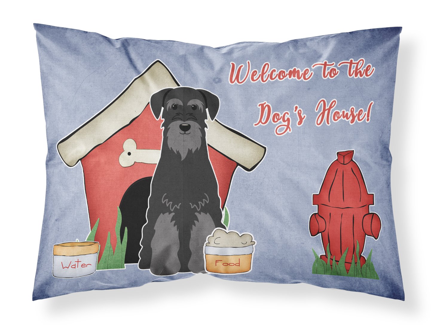 Schnauzer Tissu Noir Taie d'oreiller Caroline's Treasures, cadeau idéal pour passionné de chiens