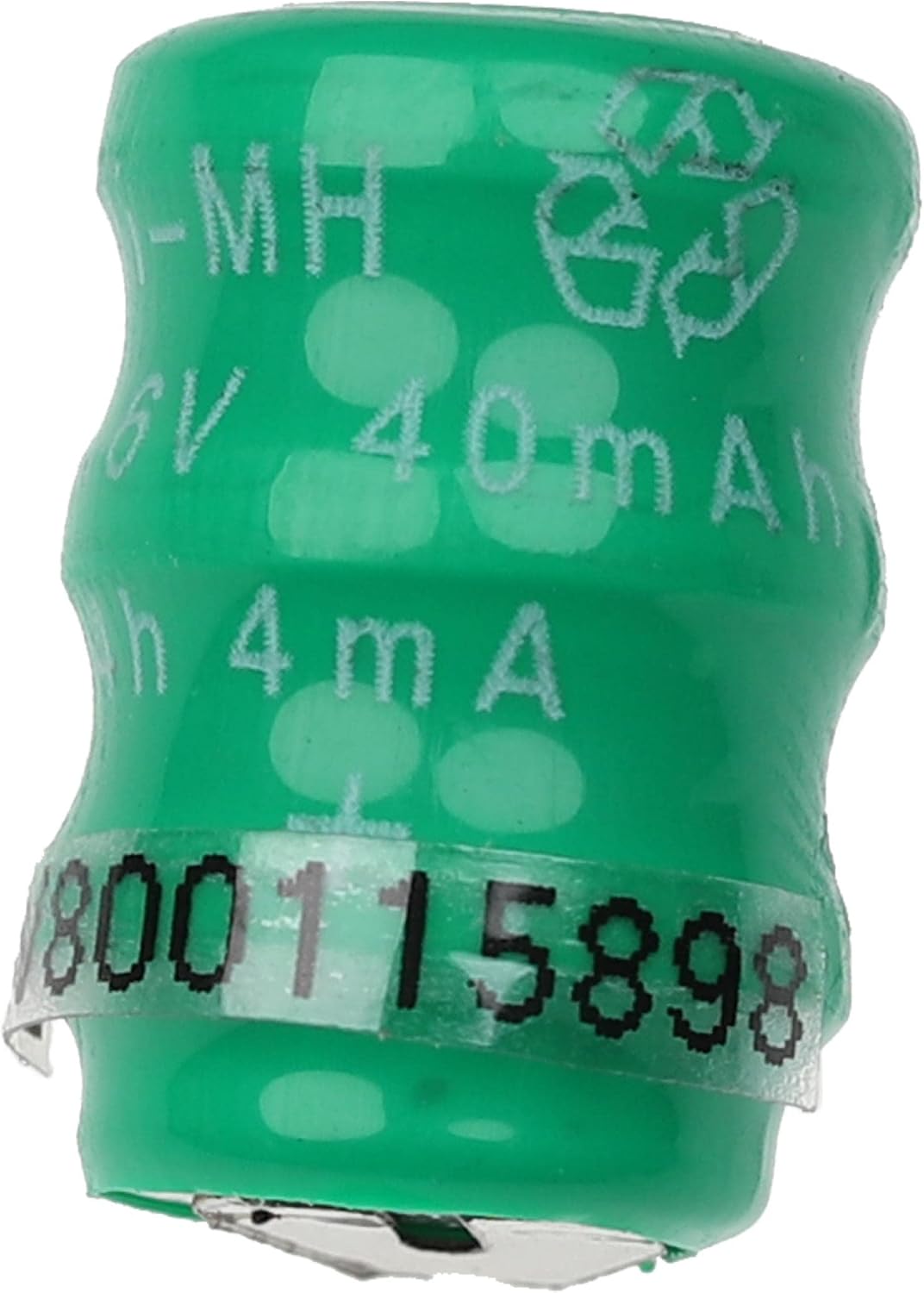 vhbw NiMH Replacement Button Battery for Type V40H 2 Pins 40 mAh 3.6 V