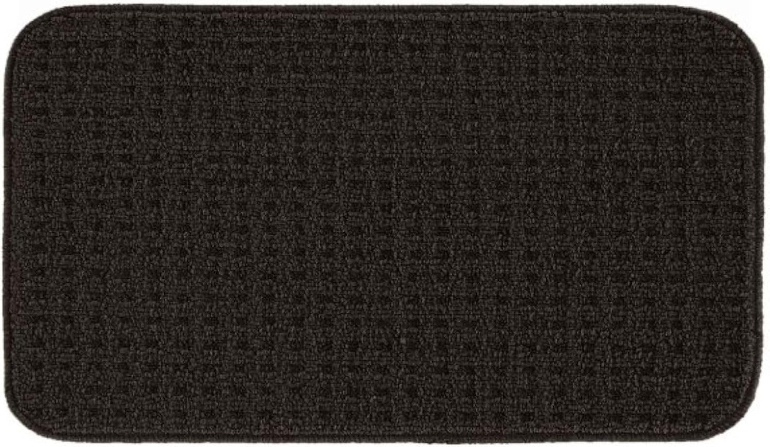 Garland Rug Herald Square 2-Piece Kitchen Rug Set, 18-Inch by 28-Inch, Chocolate