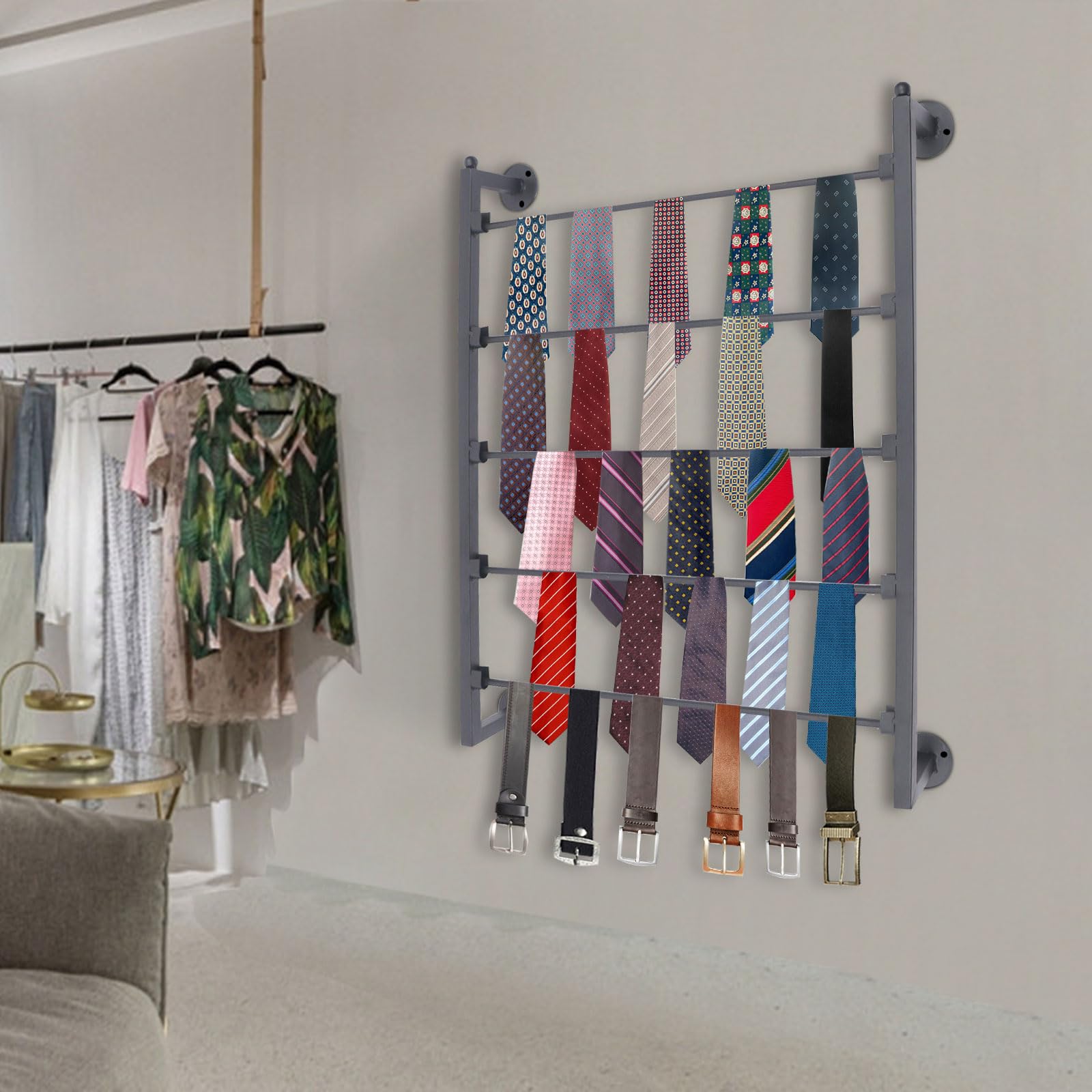 Ikea Pax Tie Hanger Ikea Takataka Fixed Tie Rack 25 Hooks Grey