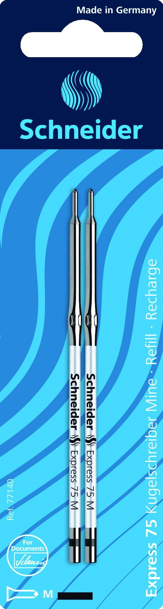 Schneider Express 75, Schreibgeräte Ballpoint Pen Indelible M Black – Blister Card of 2