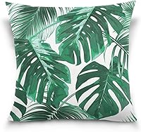 Vista 1 de ALAZA Fundas de almohada de terciopelo de algodón de 18 x 18 pulgadas con cremallera para almohadas decorativas