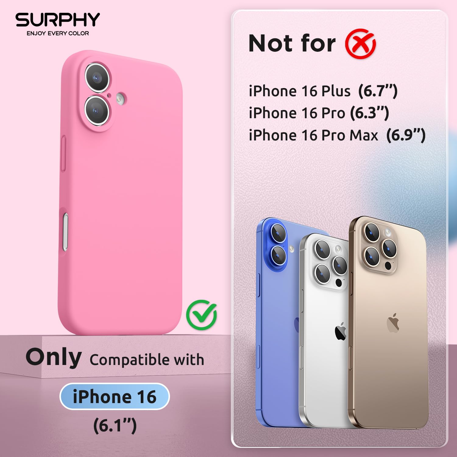 SURPHY Magnetic Design for iPhone 16 Case - Image 2