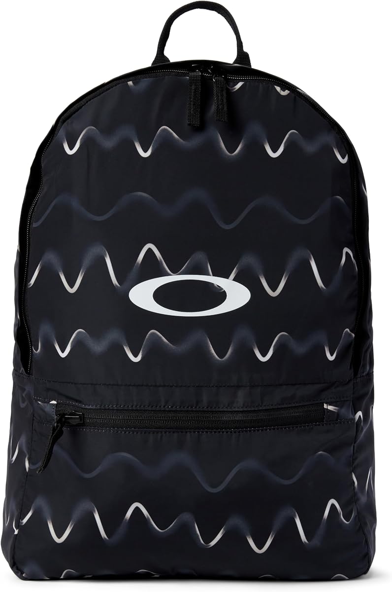 Oakley Unisex The Freshman Packable Recycled Backpack, Vanish Lines Black, One Size