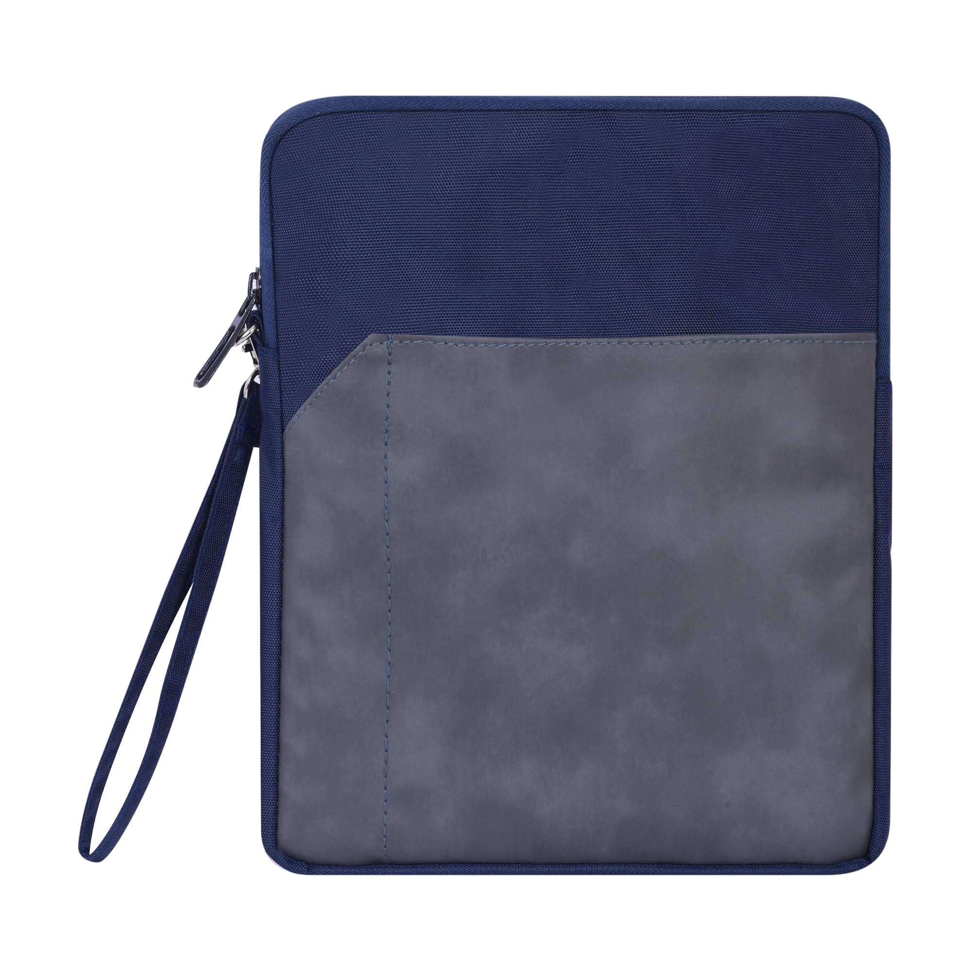 Tab-Pro Tablet Sleeve Bag Water-Resistant Case Cover Fits Upto 11.6 inch Tablets for Samsung/Lenovo/Galaxy Tab A9 Plus/S8/S9/Realme Pad/Honor X9/Xiaomi Mi pad 6/Redmi Pad/Oneplus Pad (Blue+Grey)-image-8