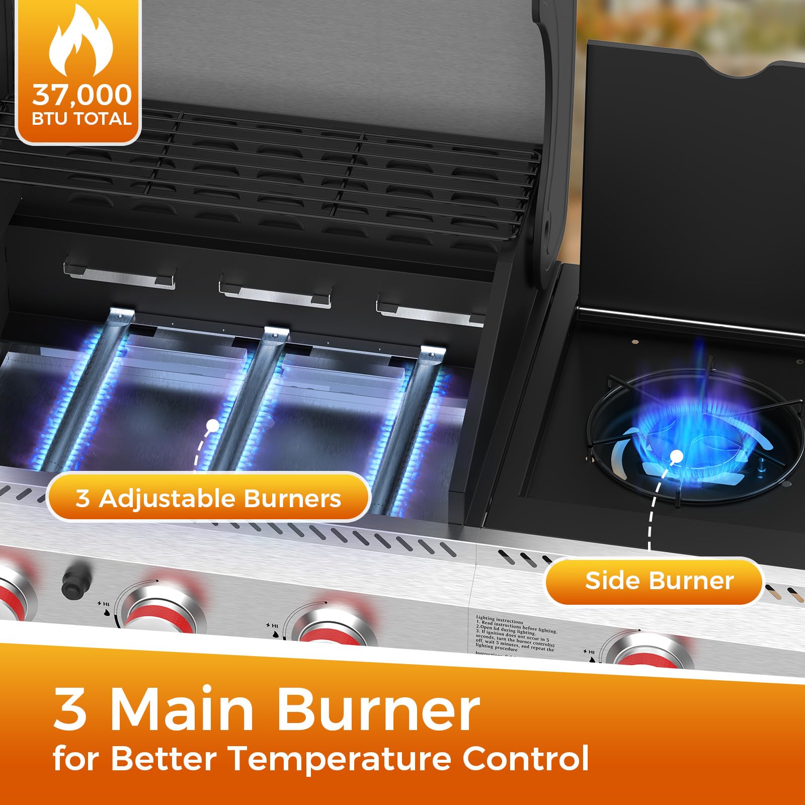 Joy Pebble 2 Burner Bbq Propane Gas Grill 20 000 | Desertcart INDIA