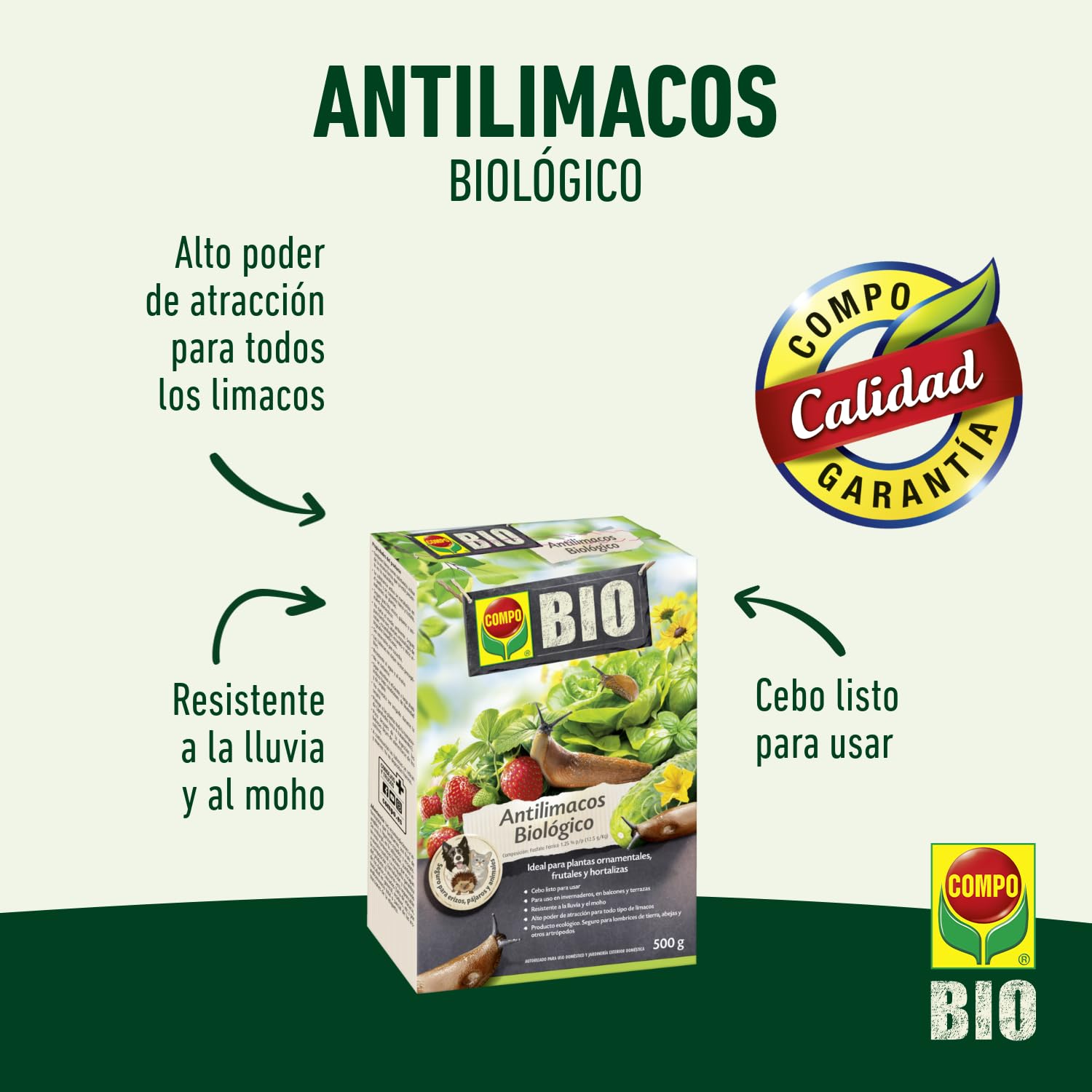 COMPO Antilimacos Biológico 500 g