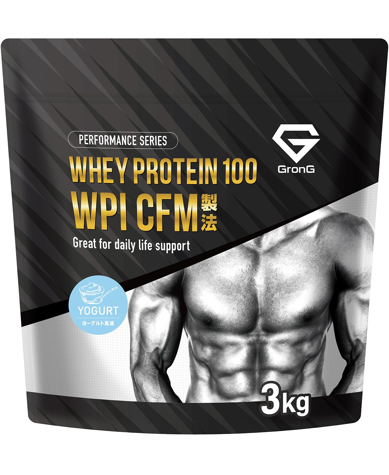 Amazon | グロング WPI プロテイン 3kg ホエイプロテイン ヨーグルト 