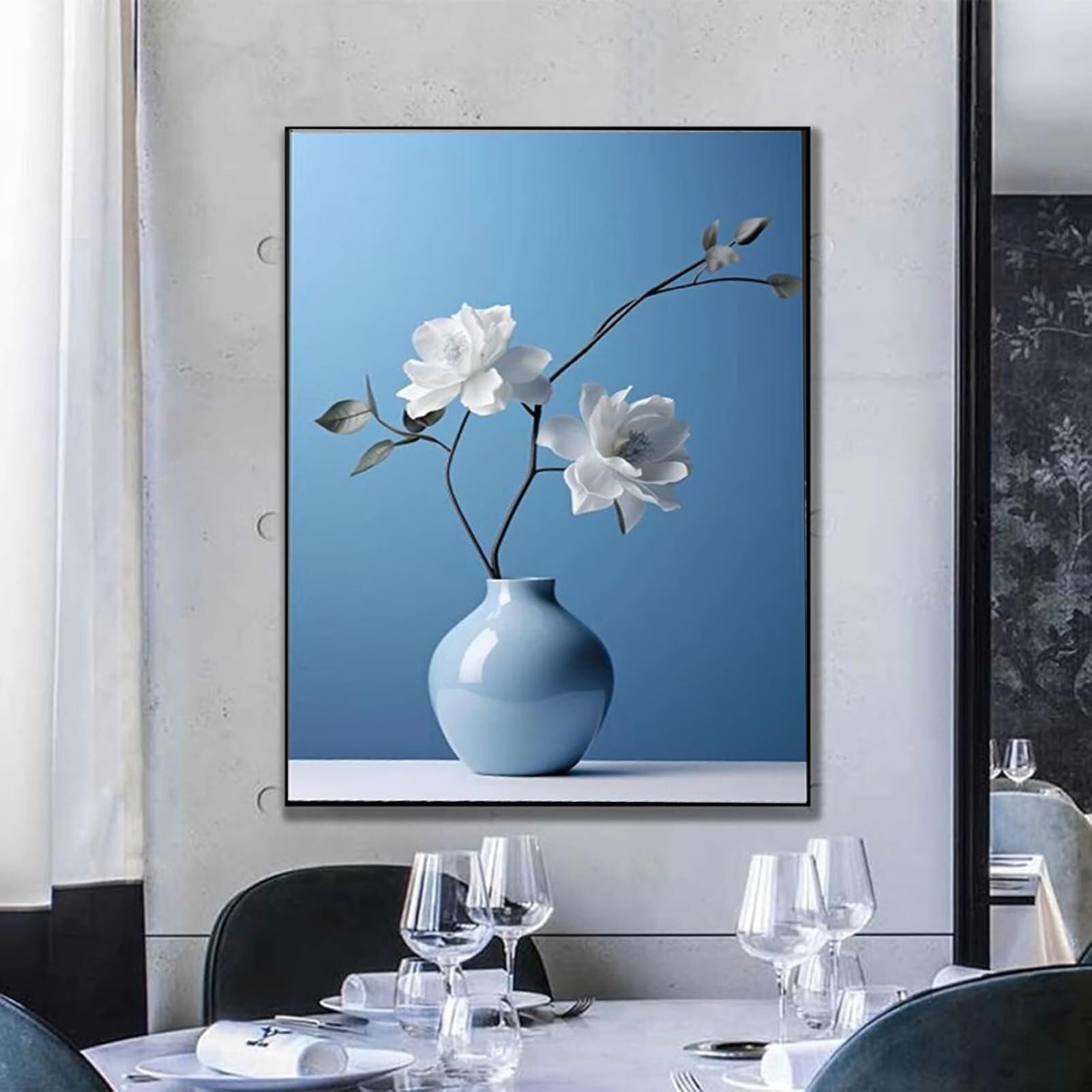 Coperchio Contatori Scatola Contatore Elettrico, Elettrico Parete Decorativa, Copri Quadro Elettrico Pannello Interruttore, per Casa, Hotel(C,60X80CM/23.6x31.5in)(D,50X60CM/19.6x23.6in)
