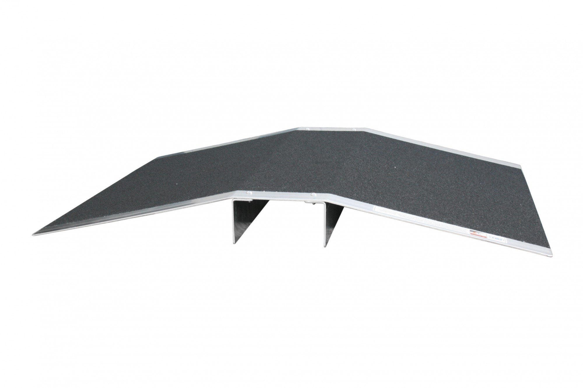 Schwellenrampe Aluminium 90 cm – Rollstuhlrampe aufliegend Barrierefreie Zugangslösung für Türschwellen & Stufen rutschfest