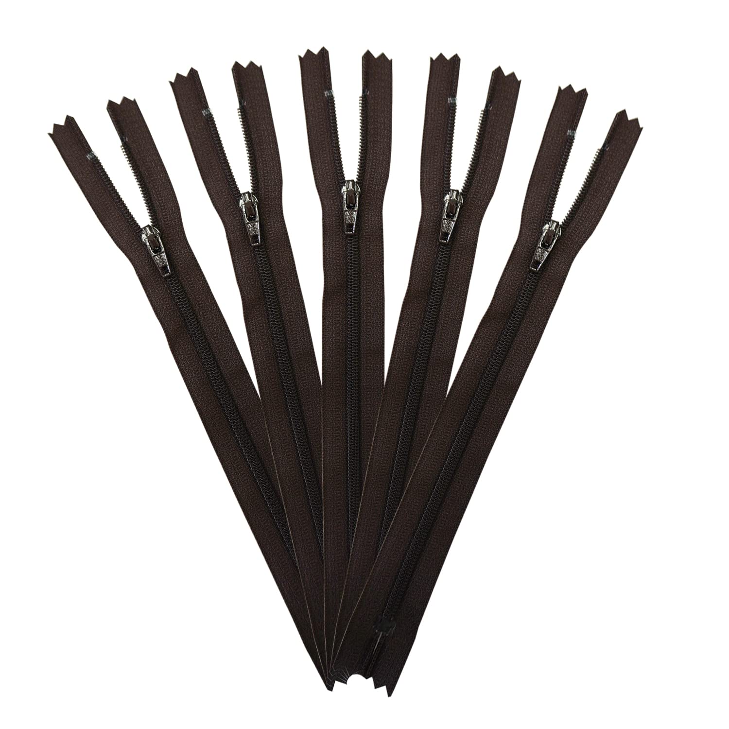 YKK Cerniera In Nylon Aperta Marrone 56 Cm - Per Borse, Abiti, Gonne, Pantaloni E Progetti Fai Da Te - Qualità Resistente