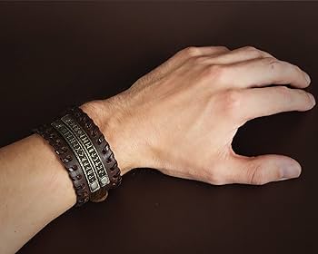 Amazon.com: Baldur Jewelry Genuine Leather Bracelet With