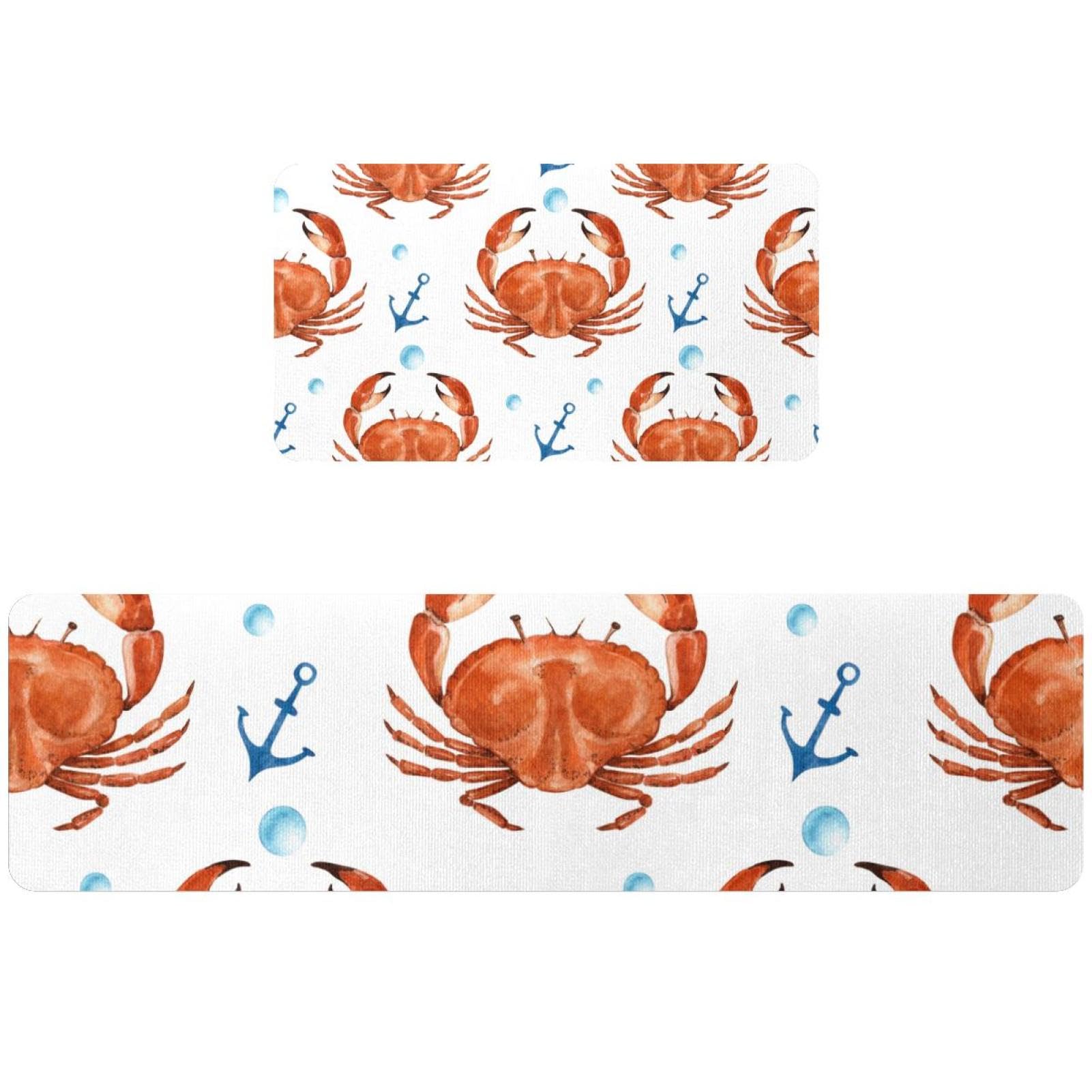 Alfombrillas de cocina con anclas que dan un toque marino y fresco a tu hogar